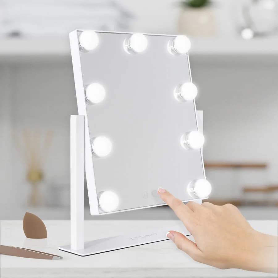 תאורת איפור הוליווד 10 נורות LED - תמונה 5